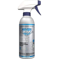 Sprayon - 16 Ounce Bottle Electrical Grade Cleaner/Degreaser - Nonflammable, Plastic Safe - Exact Tool & Supply