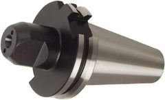 Guhring - SK40 Outside Taper, 25mm Hole Diam, SK to Weldon Adapter - Exact Tool & Supply