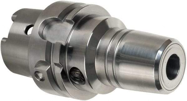 Guhring - HSK63A Taper Shank, 10mm Hole Diam, Hydraulic Tool Holder/Chuck - 30mm Nose Diam, 80mm Projection, Through Coolant - Exact Tool & Supply