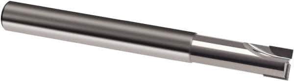 Guhring - 8mm, 8mm LOC, 8mm Shank Diam, 100mm OAL, 2 Flute, Polycrystalline Diamond (PCD) Square End Mill - Single End, Series 5493 - Exact Tool & Supply