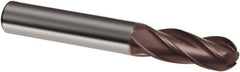 Guhring - 25mm, 45mm LOC, 25mm Shank Diam, 121mm OAL, 4 Flute, Solid Carbide Square End Mill - Single End, Nano-A Finish, Spiral Flute, 36/38° Helix, Centercutting, Right Hand Cut, Right Hand Flute, Series 6707 - Exact Tool & Supply