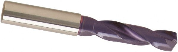 Guhring - 5.3mm 140° Spiral Flute Solid Carbide Screw Machine Drill Bit - Exact Tool & Supply