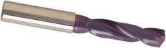 Guhring - 5.3mm 140° Spiral Flute Solid Carbide Screw Machine Drill Bit - Exact Tool & Supply