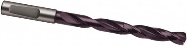 Guhring - 16.5mm 140° Spiral Flute Solid Carbide Taper Length Drill Bit - Exact Tool & Supply