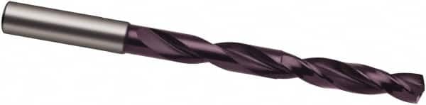 Guhring - 15.1mm 140° Spiral Flute Solid Carbide Taper Length Drill Bit - Exact Tool & Supply