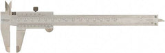Mitutoyo - 0 to 150mm Stainless Steel Vernier Caliper - 0.02mm Graduation, 40mm Jaw Depth, 0.03mm Accuracy, Includes NIST Traceability Certificate - Exact Tool & Supply