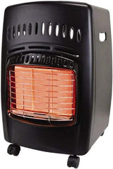 GHP GROUP - 10 to 18,000 BTU Rating, Propane Forced Air Heater - 600 Sq Ft Max Heating Area, (1) 1 Lb or 20 Lb Tank Capacity, Fuel with LP Gas - Exact Tool & Supply