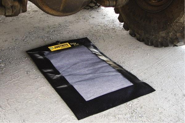 Justrite - 1.75 Gal Capacity per Package, Oil Only Pad - 3' Long x 2' Wide, PVC - Exact Tool & Supply