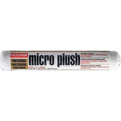 Wooster Brush - 5/16" Nap, 14" Wide Paint Roller Cover - Smooth Texture, Fabric - Exact Tool & Supply
