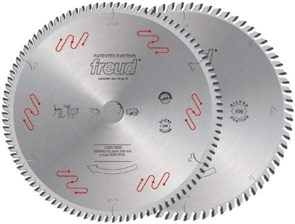 Freud - 300mm Diam, 30mm Arbor Hole Diam, 72 Tooth Wet & Dry Cut Saw Blade - Carbide-Tipped, Standard Round Arbor - Exact Tool & Supply