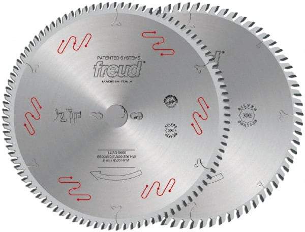 Freud - 250mm Diam, 30mm Arbor Hole Diam, 80 Tooth Wet & Dry Cut Saw Blade - Carbide-Tipped, Standard Round Arbor - Exact Tool & Supply