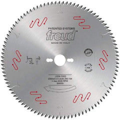 Freud - 300mm Diam, 1" Arbor Hole Diam, 96 Tooth Wet & Dry Cut Saw Blade - Carbide-Tipped, Standard Round Arbor - Exact Tool & Supply