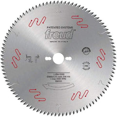 Freud - 300mm Diam, 30mm Arbor Hole Diam, 96 Tooth Wet & Dry Cut Saw Blade - Carbide-Tipped, Standard Round Arbor - Exact Tool & Supply