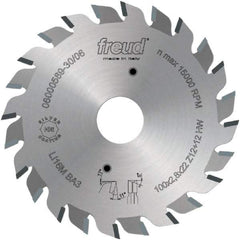 Freud - 120mm Diam, 50mm Arbor Hole Diam, Wet & Dry Cut Saw Blade - Carbide-Tipped, Standard Round Arbor - Exact Tool & Supply