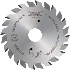 Freud - 120mm Diam, 22mm Arbor Hole Diam, Wet & Dry Cut Saw Blade - Carbide-Tipped, Standard Round Arbor - Exact Tool & Supply