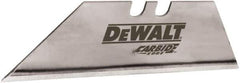 DeWALT - 5 Piece Steel Utility Knife Blade - 2-1/2" OAL - Exact Tool & Supply