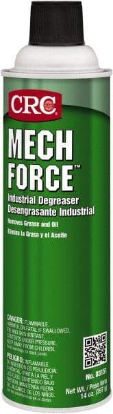 CRC - 20 oz Aerosol Cleaner/Degreaser - Aerosol, Nonchlorinated Blend of Organic Solvents - Exact Tool & Supply