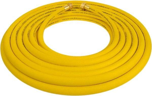 Continental ContiTech - 50' Long, Male x Female GHT, -20 to 200°F, Nitrile High Temp & High Pressure Hose - 3/4" ID x 1.19" OD, Yellow, 300 Max psi - Exact Tool & Supply