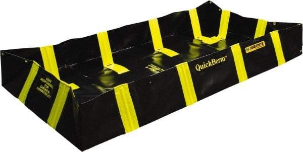 Justrite - 355 Gal Low Wall Berm - 6' Wide x 8" Long - Exact Tool & Supply