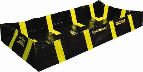 Justrite - 235 Gal Low Wall Berm - 4' Wide x 8" Long - Exact Tool & Supply