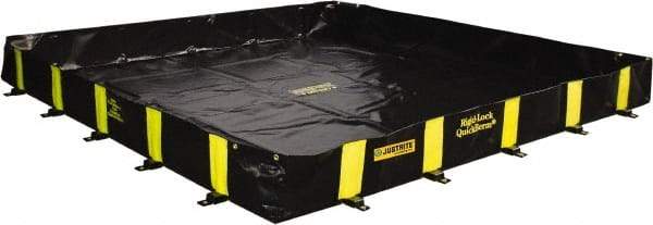 Justrite - 475 Gal Low Wall Berm - 8' Wide x 8" Long - Exact Tool & Supply