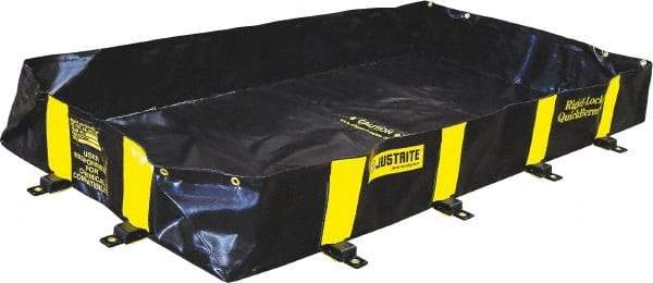 Justrite - 355 Gal Low Wall Berm - 6' Wide x 8" Long - Exact Tool & Supply