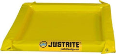 Justrite - 135 Gal Low Wall Berm - 2" High x 10' Wide x 11" Long - Exact Tool & Supply