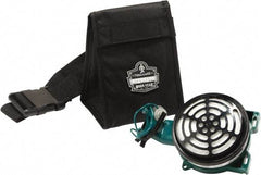 Ergodyne - 1 Pocket Black Nylon SCBA Mask Bag - 5" Wide x 5-1/2" Deep x 3-1/2" High - Exact Tool & Supply