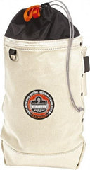 Ergodyne - White Canvas Bolt Bag - 5" Wide x 10" Deep x 13" High - Exact Tool & Supply