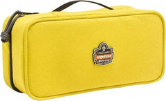Ergodyne - 1 Pocket Yellow Polyester Tool Bag - 10" Wide x 4-1/2" Deep x 3" High - Exact Tool & Supply