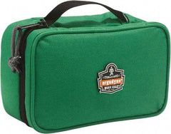 Ergodyne - 1 Pocket Green Polyester Tool Bag - 7-1/2" Wide x 4-1/2" Deep x 3" High - Exact Tool & Supply