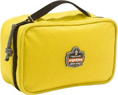 Ergodyne - 1 Pocket Yellow Polyester Tool Bag - 7-1/2" Wide x 4-1/2" Deep x 3" High - Exact Tool & Supply