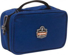 Ergodyne - 1 Pocket Blue Polyester Tool Bag - 7-1/2" Wide x 4-1/2" Deep x 3" High - Exact Tool & Supply
