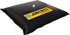 Justrite - 30" Long x 30" Wide, Vinyl Drain Seal - Black, Use to Stop Contaminated Groundwater From Going Down the Drain - Exact Tool & Supply