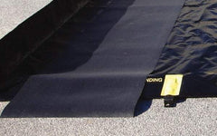 Justrite - 28' Long x 3' Wide, Spill Containment Berm Track Mat - Compatible with Berm - Exact Tool & Supply