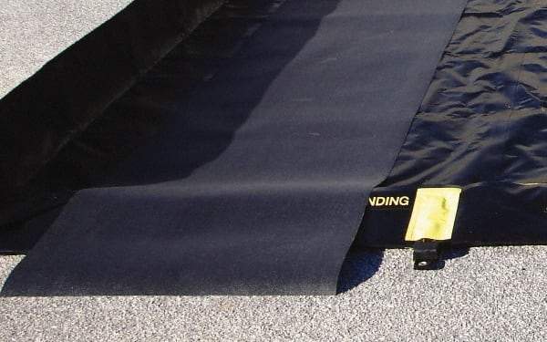 Justrite - 16' Long x 3' Wide, Spill Containment Berm Track Mat - Compatible with Berm - Exact Tool & Supply
