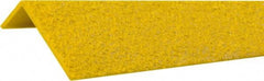 Rust-Oleum - Yellow Solid Color Anti-Slip Vinyl Strip - 2-1/4" Wide x 4' Long x 1" Thick, General Traffic - Exact Tool & Supply