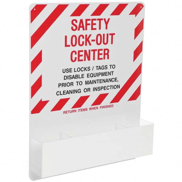 Brady - Empty Acrylic Lockout Device Station - Exact Tool & Supply