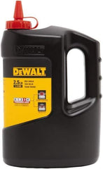 DeWALT - 25 Lb Container Chalk Refill - Red - Exact Tool & Supply