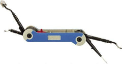 Noga - 4 Piece Hand Deburring Tool Set - Includes N, S, D and B Blade Holders and Deburring Blade - Exact Tool & Supply