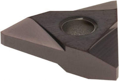 Tool-Flo - TNMA43 Acme Grade AC3R Internal/External On Edge Threading Insert - AlTiN Finish, 8" External TPI, 8" Internal TPI, 1/2" Inscribed Circle, Neutral Cut - Exact Tool & Supply