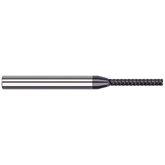 Harvey Tool - 1/32", 1/4" LOC, 1/8" Shank Diam, 2-1/2" OAL, 6 Flute Solid Carbide Square End Mill - Exact Tool & Supply