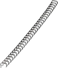 FELLOWES - 1/2" Diam Binding Machine Comb - Holds up to 100 Sheets - Exact Tool & Supply