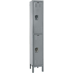 Hallowell - 2 Door, 2 Tier, Premium Wardrobe Lockers - Exact Tool & Supply