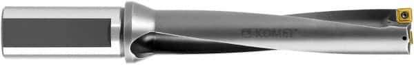 Komet - 72mm Max Drill Depth, 4xD, 18mm Diam, Indexable Insert Drill - 2 Inserts, 25mm Shank Diam, Straight Shank - Exact Tool & Supply