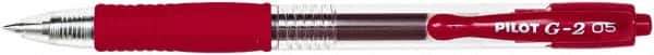 Pilot - Conical Roller Ball Pen - Red - Exact Tool & Supply