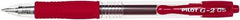 Pilot - Conical Roller Ball Pen - Red - Exact Tool & Supply