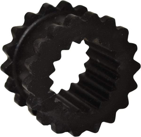 TB Wood's - 6 One Piece Solid Flexible Coupling Sleeve - 3-3/4" OD, 1-7/8" OAL, Neoprene, Order 2 Hubs with Same OD & 1 Insert for Complete Coupling - Exact Tool & Supply