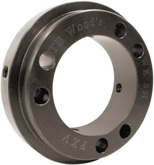 TB Wood's - 3.65" Hub, WE10 Flexible Bushed Coupling Hub - 3.65" OD, 1" OAL, Steel, Order 2 Hubs with Same OD & 1 Insert for Complete Coupling - Exact Tool & Supply