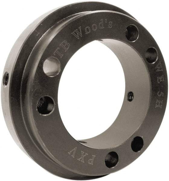 TB Wood's - 2.6" Hub, WE4 Flexible Bushed Coupling Hub - 2.6" OD, 0.88" OAL, Steel, Order 2 Hubs with Same OD & 1 Insert for Complete Coupling - Exact Tool & Supply